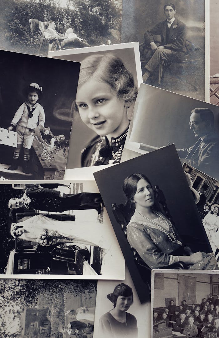 gallery-6 A nostalgic collection of black and white family portraits and scenes from the past.